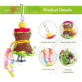 thumbnail image 4 of 4-Pack Broken Bird Toys Small Parrot Chew Toys Parrot Cage Foraging Hanging Toys Small Bird Parakeet Parrot Love Bird Cockatiel, 4 of 4