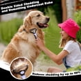 thumbnail image 3 of 3PCS Self Cleaning Slicker Brush & Pet Grooming Rake & Flea Comb for Dogs,Cats and Horses | Double-Sided Dematting Comb & Skin Friendly Deshedding Grooming Tool | Pet Supplies(Light Purple), 3 of 14