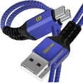 thumbnail image 1 of BrexLink USB C Cable, Type C Charger USB 3A Charging Cable Fast Charge for Samsung Galaxy S22 Plus Ultra S21 S22 Plus, Moto G7 G8, Other USB Type c Charger(10ft+10ft, Blue), 1 of 7