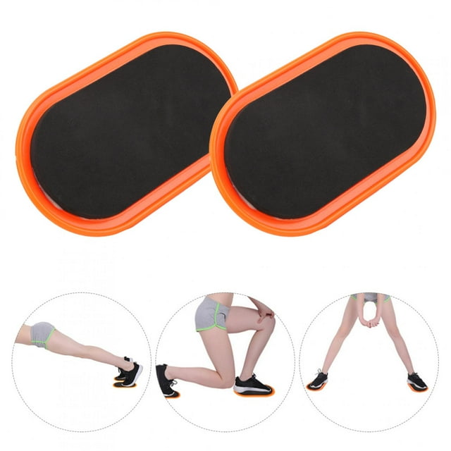 Fitness Sliding Disc, Abdominal Muscle Training Tool Workout Sliding Disc High-Density Foam Layer FitnessSlider, for Children Home yellow