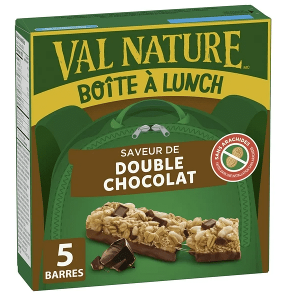 Nature Valley Lunchbox Granola Bars, Double Chocolate, 5 Bars x 26g, 130g (3 Pack)