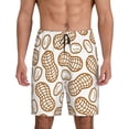 thumbnail image 3 of Lsque Peanuts7 Mens Sleep Pajama Shorts,Short Pajama Pants, Cotton Ultra-Soft Knit-Small, 3 of 9