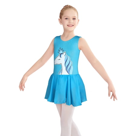girls gymnastics Skirted 3t 4t Leotards Ballet Tutu Dance Dress Mermaid