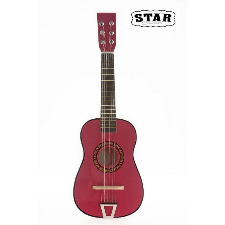 Star Kids Acoustic Toy Guitar 23 Inches Color Hot Pink Walmart