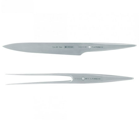 Chroma by F. A. Porsche Type 301 Carving Fork and 8-Inch Chef's