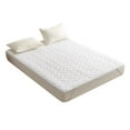 thumbnail image 4 of Queen Size Mattress Topper, Slip Resistance Soft Comfortable Breathable Easy Care Quilted Bed Pad for Home Hotel, 4 of 8