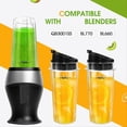 thumbnail image 2 of Blender Replacement Parts for Ninja, 3 Pack 16oz Ninja Blender Cups, 2 of 5
