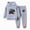Y173-Grey, variant on NOLDARES Boys Girls Fall Clothes Graphic Print Hoodie and Jogger Set 2 Piece Outfit(Y173-AG)