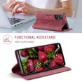 thumbnail image 4 of Wallet Case for Samsung Galaxy A73 5G,Magnetic Protect PU Leather Flip Case with Card Holders RFID Blocking Kickstand Shockproof Protection Cover for Samsung Galaxy A73 5G (Red), 4 of 18
