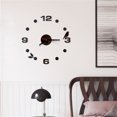 thumbnail image 3 of 3D DIY Roman Numbers Acrylic Mirror Wall Sticker Clock Home Decor Mural Decals, 3 of 3