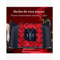 thumbnail image 4 of Flor Rosas Eternas Exquisita Caja Conjunto De Collar Color Azul, 4 of 4