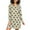 N183, variant on joogoo Groundhog Dog Stars Women's Long Sleeve Nightgown Sleepwear L