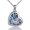 Heart, variant on HOOUN 925 Silver Pated Jewellery Bridal Heart Turtle Shinny Necklace Pendants Gift-Heart