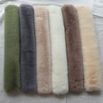 thumbnail image 6 of Fashion  Faux Mink Fur Outdoor False Collar Fleece Neck Neck Warmers Women Coat Collar Fur Wool Collar BLACK, 6 of 7