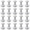 thumbnail image 1 of Unique Bargains 20 Pcs Vis M4x12 avec Entretoises Matériel de Montage Mural Vis à Pouce Argent 18mm, 1 of 4