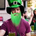 thumbnail image 4 of St. Patrick's Day Fake Beard, Fun Costume Accessory for Irish Party, Festivals, Photo Booth Props, Perfect for Adults to Celebrate in Style, 4 of 8