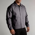 thumbnail image 4 of Frnrwgo Mens Jacket Loose Fit Button Front Patch Pocket Lapel Casual Spring Fall Outerwear, 4 of 5