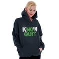 thumbnail image 3 of Know Quit Motivation Workout Exercise Hoodie Sweatshirt Women Men Brisco Brands M, 3 of 6