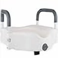 thumbnail image 3 of Medokare Raised Toilet Seat Riser - Toilet Seat Risers for Elderly, Portable Handicap Toilet Seat with Handles, Disabled Elevated Riser Seat with Arms, 3 of 4