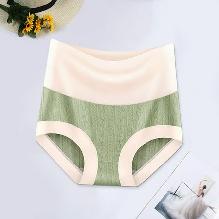 

Briefs For Women Knickers Women Panties Women All Season High Waist Shapewear Short Pants Women Women Underwear Panties Green M 3pcs