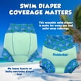 thumbnail image 4 of Paddle Pals Baby Swim Vest & Reusable Swim Diaper Set, 24 Months, Blue, 4 of 7