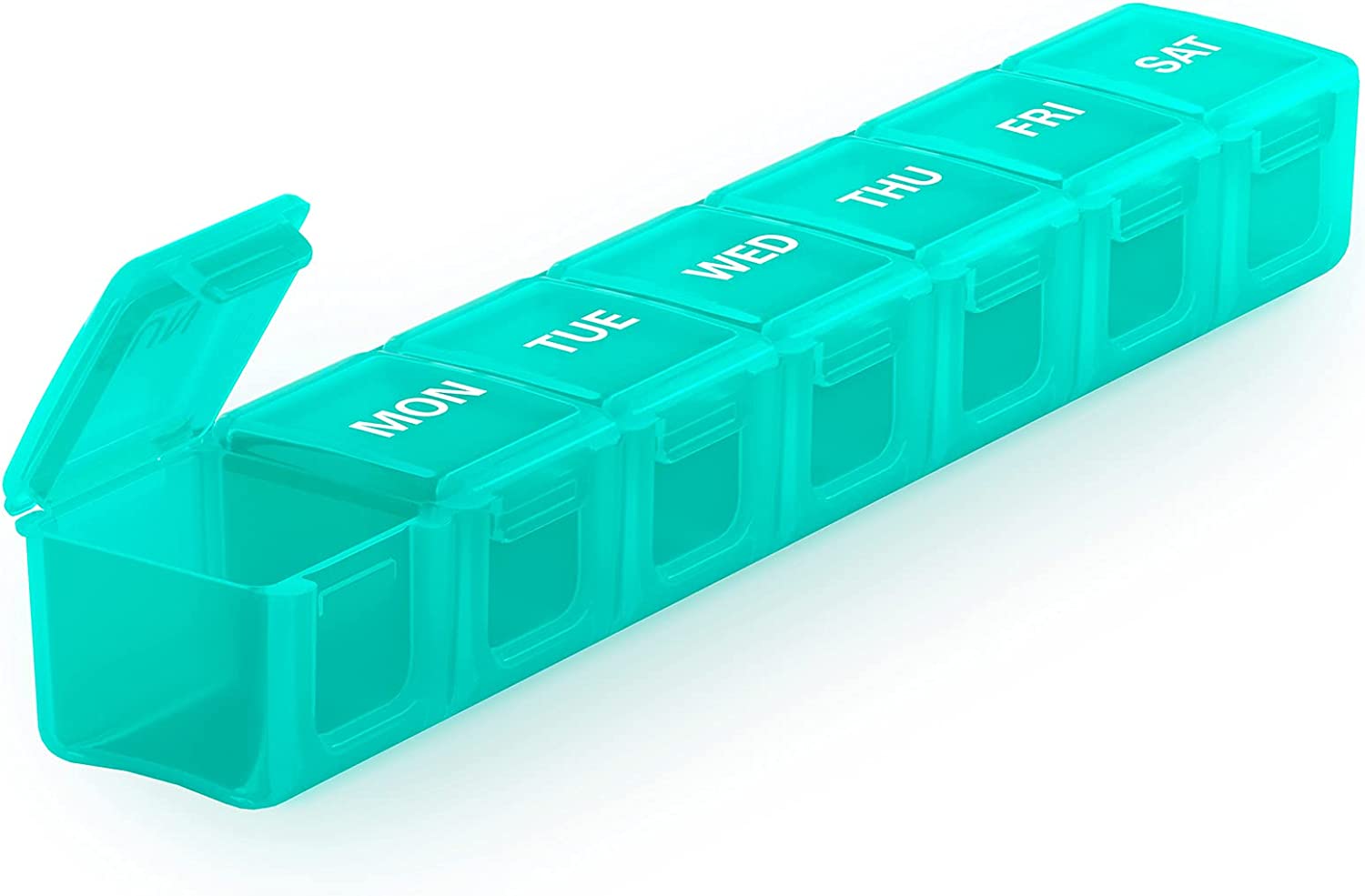 Extra Large Pill Organizer, Weekly Pill Box, Pill Case with Clear Lid