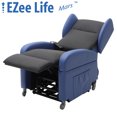 thumbnail image 3 of EZee Life Mars Three Position/Veritcal Lift Chair - Incontinence Proof Upholstery (Charcoal Grey/Blue), 3 of 6
