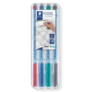 STAEDTLER Lumocolor Universal Pen, Fine, Felt Tip, Permanent Marker, Box of  8 Assorted Color Pens, 0.6mm 318 WP8, Multicolour, pack of 8 (318 WP8 ST) 