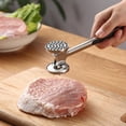 thumbnail image 1 of Metal Meat Mallet, Chicken Beef Beater Comfortable Handle Meat Tenderizer, Zinc Alloy Cooking Tool for Home Restaurant, 1 of 8
