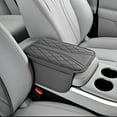 thumbnail image 2 of BallsFHK PU Leather Car Armrest Cushion - with Ventilation Holes & Side Pockets, 2 of 4