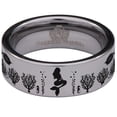 thumbnail image 2 of Mermaid Tungsten Carbide Ring, 2 of 9