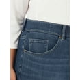 thumbnail image 6 of Lee Women's Plus Size Ultra Lux Long Straight Jean, 6 of 8