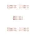 thumbnail image 1 of ZheElen Fake Nail Set French Style Scratch Resistant Press-on Fingernails Full Cover Removable for Trimble Adjustable Manicure Stickers Type 16 5Set, 1 of 6