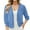 Blue, variant on Babcutegg Cardigan Sweaters for Women Lightweight 3/4 Sleeve Soild Color Elegant Clothes for Women Beige