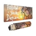 thumbnail image 2 of Pofeuu Follow Your Dream Dreamcatcher Print Desk Mat for Keyboard and Mouse，Computer Desk Matt for Desktop，Large Mouse Pad for Desk，Desk Pads on Top of Desks 12x31.5in, 2 of 8