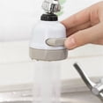 thumbnail image 4 of Midsumdr Shower Head 2Pcs Kitchen Filter Pressurized Water Saving Device 360° Rotary Faucet Booster Shower Heads for Bathroom on Clearance, 4 of 8