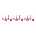 thumbnail image 5 of Melrose International Wood Bead Snowflake Ornaments - Rustic Winter Decor - Set of 12 Red, 5 of 5