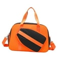 thumbnail image 3 of Lipstore Pickleball Bag Adjustable Shoulder Strap with Zipper Large Tennis Racket Bag Orange, 3 of 8