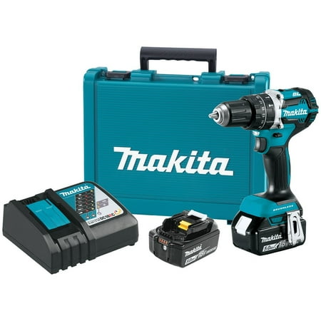 

Makita XPH12T 18-Volt 1/2-Inch 5.0Ah Compact Cordless Hammer Driver-Drill Kit