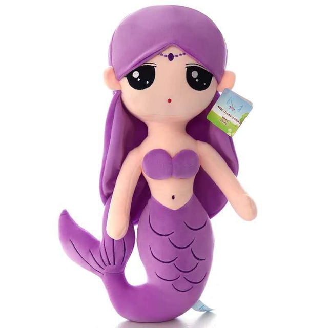 Muñeca de peluche con forma de sirenas, anime, 30 cm, para niños y adultos