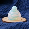 thumbnail image 2 of WRKEKC Liquidation Figurines Bouddha Feng Shui Sculptées en Cristal Rire Heureux Richesse, 2 of 5
