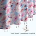 thumbnail image 6 of Pioneer Flower Floral Print Pattern Shower Curtain 72"x72" ,Bathroom Decorative Shower Curtains Set with 12 Hooks,Modern Waterproof Washable Shower Curtain, 6 of 6