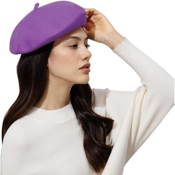 YooGuoGuo Classic Wool Beret Hats for Women Man Painter hat French Beret for Man Woman Warm Winte.