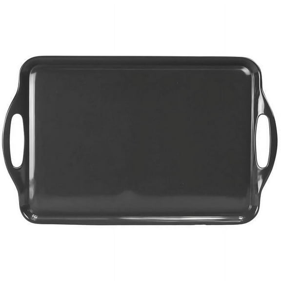 Reston Lloyd Multi-Purpose 18" Rectangle Melamine Plastic Handled Tray