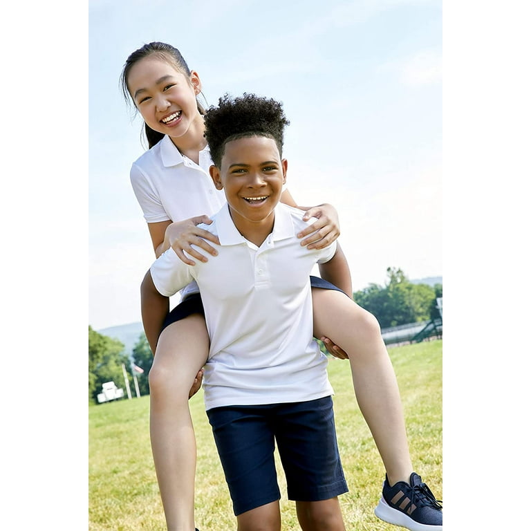 Youth moisture wicking polo cheap shirts