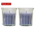 thumbnail image 1 of 2 Oz Round Ribbed Candle Jasmine & Rice Flower (Pack of 2), 1 of 2