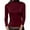 Wine, variant on EDFBUYKRS V Neck Solid Print Polyester, Long Sleeve Blouse (Women's) Xxl