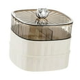 thumbnail image 6 of Tongina Divided Serving Tray Snack Fruit Plate Compartments Snack Tray Snack Platter for Party Wedding Entertaining Dried Fruits Nuts 3 double layer, 6 of 8