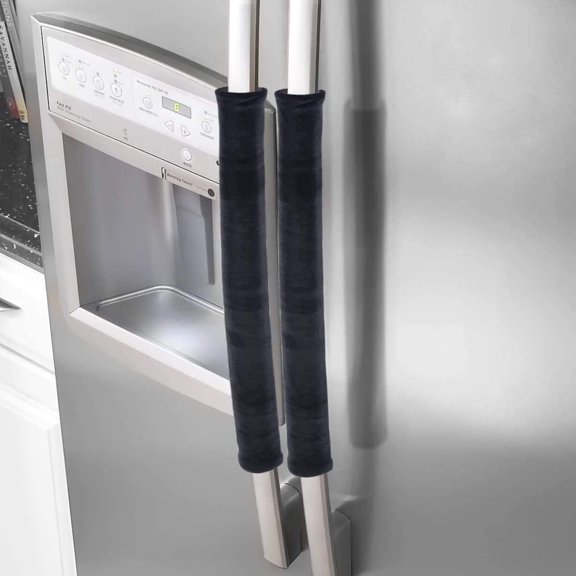 Namzi Comforfeel Refrigerator Door Kitchen Appliance Handle Covers, Keep Your Kitchen Appliance Handle Clean (Black)