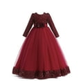 thumbnail image 2 of FDDMis Teen Christmas Dress Semi Formal Wedding Guest Dress Girls Dress Size 6 Girls Up Clothes Size 7-8 Thanksgiving Outfit Toddler Size 5 Girls, 16-17 Years, 2 of 7